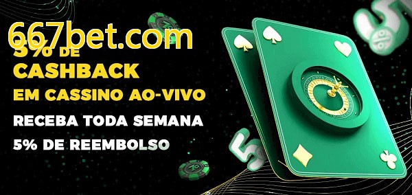 Promoções do cassino ao Vivo 667bet.com